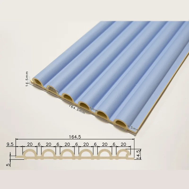 156 Pannello scanalato semicircolare cavo a 6 griglie