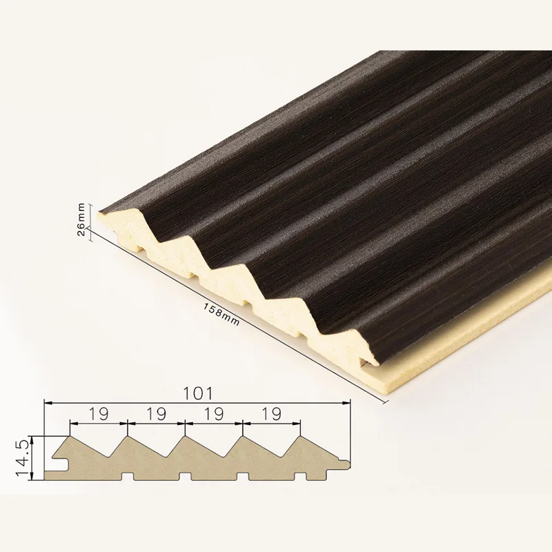 95 Pannello scanalato massiccio a 5 griglie di forma speciale