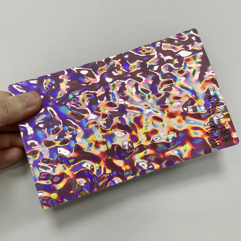 Pannello di rivestimento resistente agli urti in PET con ondulazioni dell'acqua